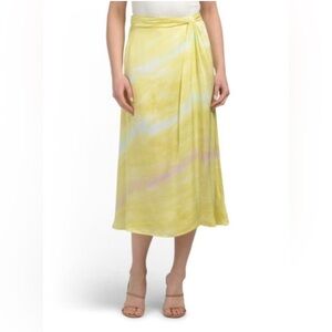 Young Fabulous & Broke Savanna Twist Midi Skirt Size Small